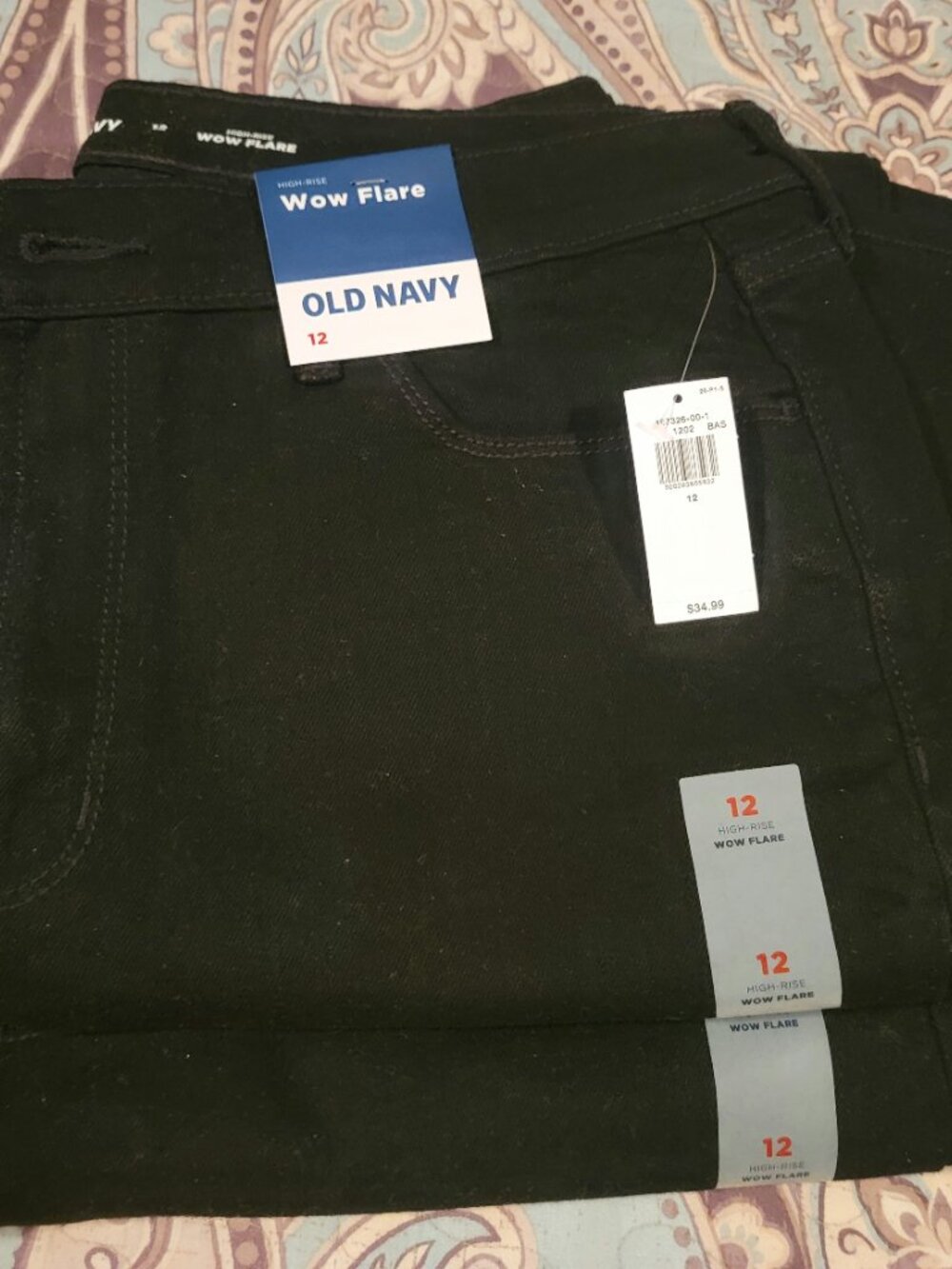 OLD NAVY HIGH RISE WOW FLARE JEANS